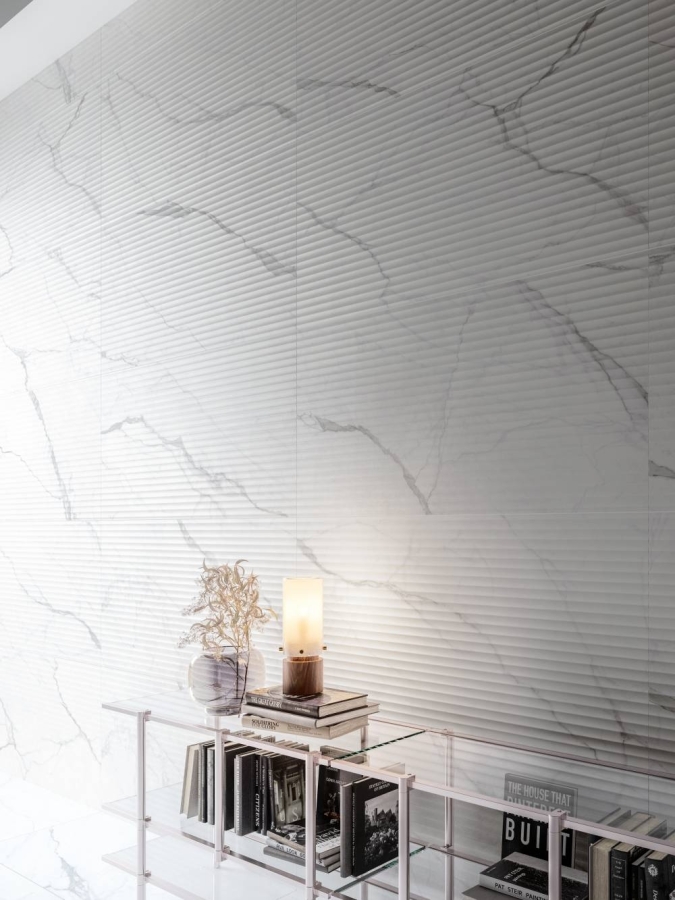 REFIN Керамогранит PRESTIGIO STATUARIO APUANO DORICO R 60X120 - изображение 1