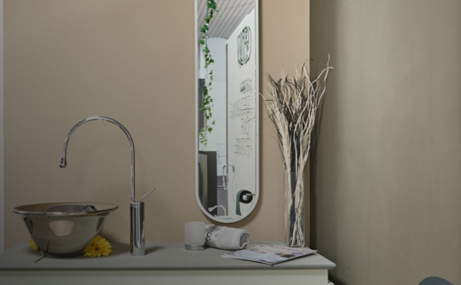 Cмеситель для раковины Gessi Goccia h523 мм, со средним изливом, без донного клапана, цвет Copper GHRC - изображение 3