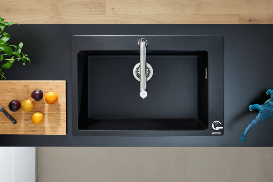Смеситель для кухни Hansgrohe Metris Select M71, однорычажный, на 2 отверстия, с вытяжным изливом, цвет хром - изображение 6