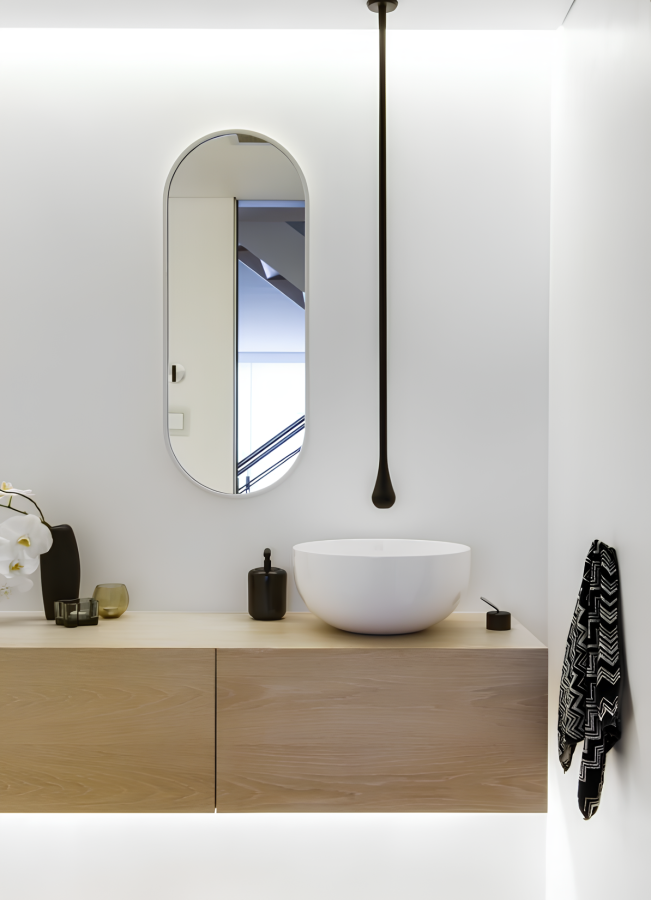 Смеситель для раковины Gessi Goccia, удалённого управления, цвет Matte Black - изображение 1