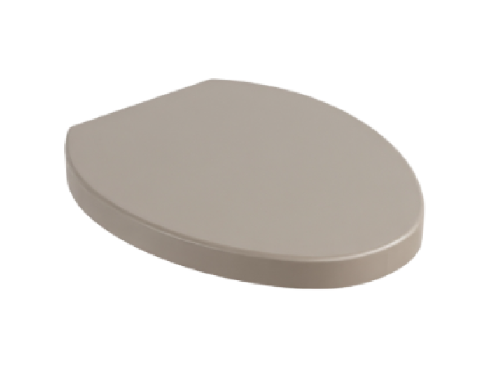На изображении товар Сиденье Cielo Le Giare для унитаза, 515х400х65 мм., из термоотверждающей смолы, с плавным опусканием, цвет Avena от официального представителя в Москве