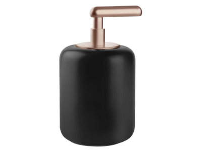 На изображении товар Дозатор для жидкого мыла Gessi Goccia Accessories, настольный, Н-174 мм, цвет Copper Brushed GHRC от официального представителя в Москве