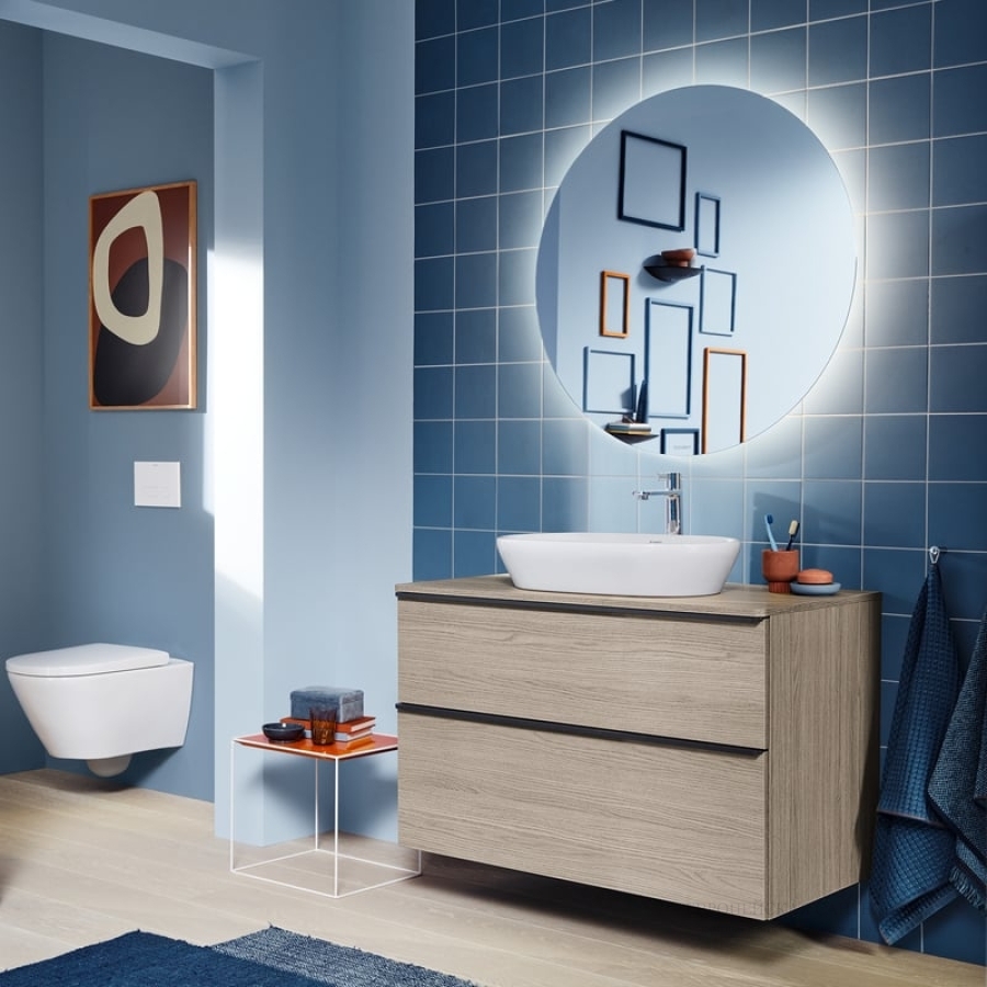 Раковина Duravit D-Neo накладная, 600x400 мм, без перелива, цвет белый с покрытием WonderGliss - изображение 7