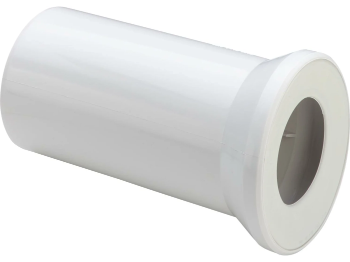 На изображении товар Соединительный патрубок для унитаза Viega L 250 х DN 100 мм, цвет белый от официального представителя в Москве