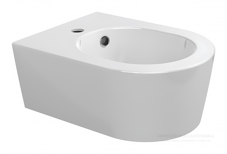 Биде Flaminia Mini Link подвесное, укороченное, 485х360 мм, 1 отверстие для смесителя, цвет белый