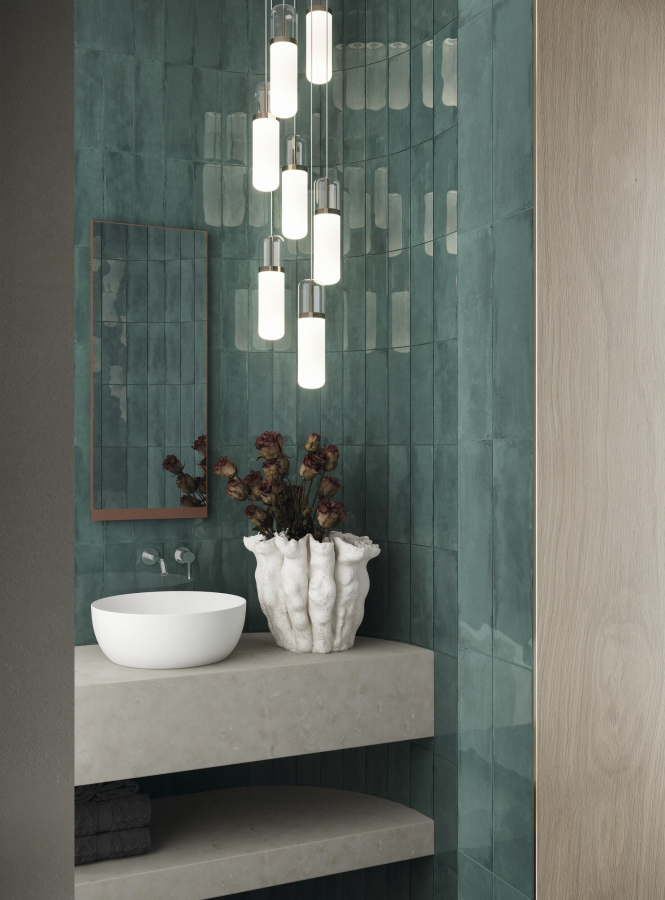 Iris Ceramica Керамическая плитка Elementi Rivestimento Acquamarina matt 30x7,5 - изображение 2