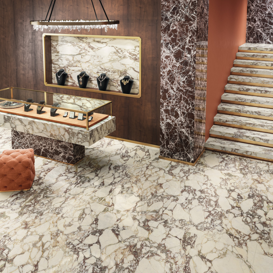 FMG Maxfine Керамогранит Marmi Breccia medicea lucidato 150x150 - изображение 1