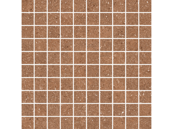 На изображении товар Terratinta Ceramics Мозаика, керамогранит Grained Matt Rust Mosaic 30x30 (3x3) / 10.0 от официального представителя в Москве