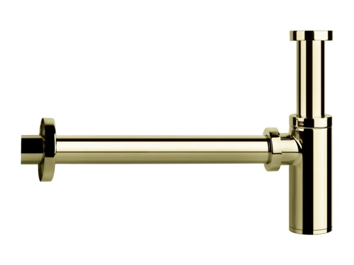 На изображении товар Cифон для раковины Gessi Technical Accessories, цвет Brass PVD от официального представителя в Москве