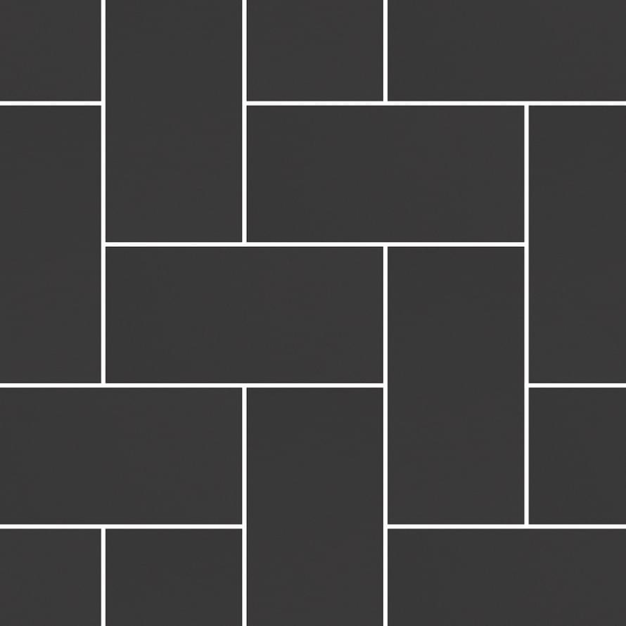 Micro. Керамогранит Microtiles Herringbone Black 40,2x40,2
