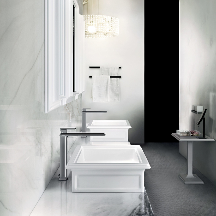 Раковина Gessi Eleganza, 560х420 мм, накладная, без перелива, цвет White - изображение 2