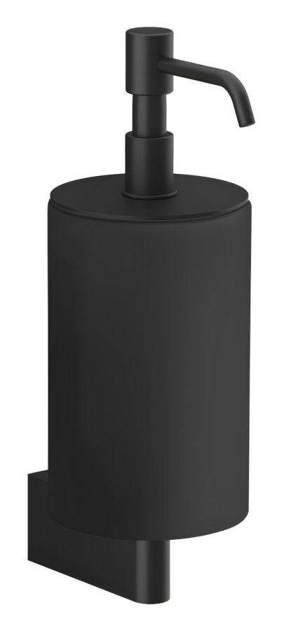 Дозатор для жидкого мыла Gessi Origini, настенный, черный композитный материал, цвет Matte Black