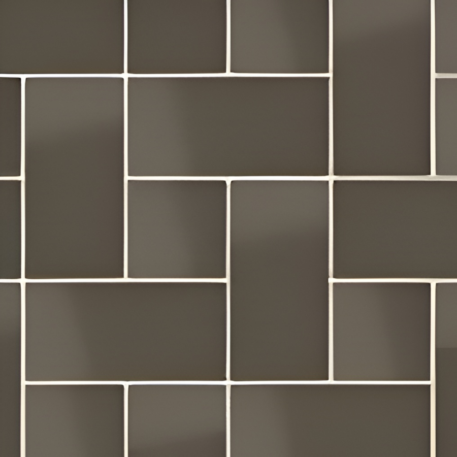 Micro. Керамогранит Microtiles Spiral Glaze Coffee 33,7x33,7