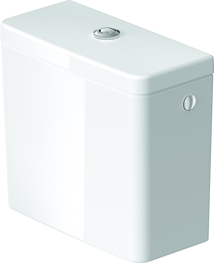 Бачок для унитаза Duravit D-Neo, 395 x 180 мм, подключение справа или слева, цвет белый глянцевый