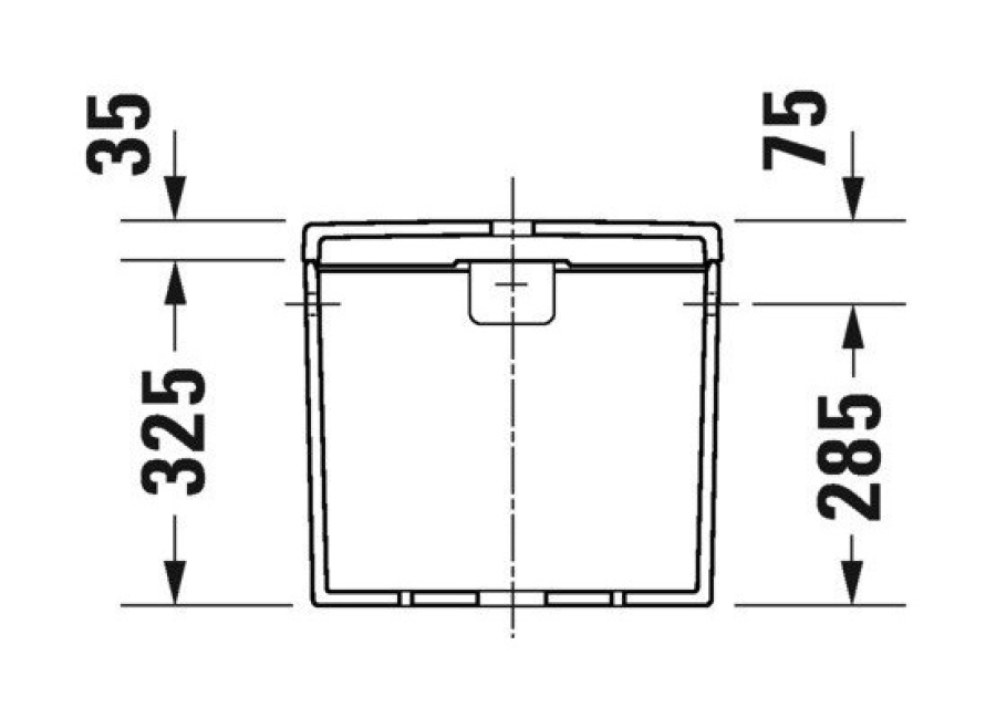 Бачок для унитаза Duravit D-Neo, 395 x 180 мм, подключение справа или слева, цвет белый глянцевый - изображение 5