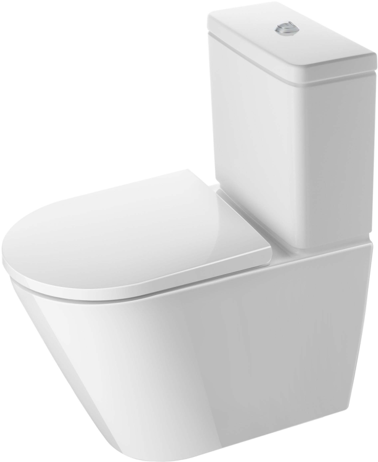 Бачок для унитаза Duravit D-Neo, 395 x 180 мм, подключение справа или слева, цвет белый глянцевый - изображение 2