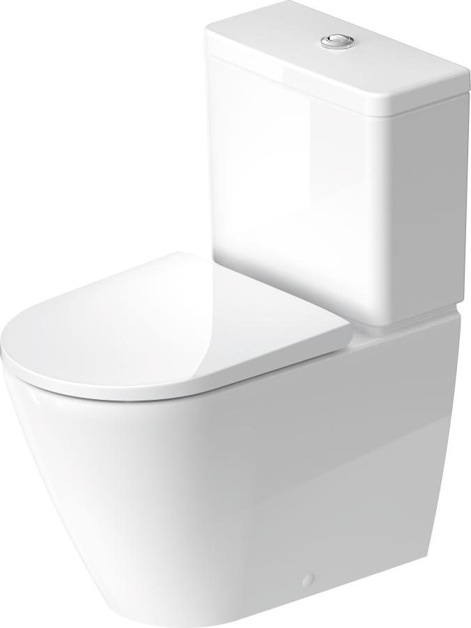 Бачок для унитаза Duravit D-Neo, 395 x 180 мм, подключение справа или слева, цвет белый глянцевый - изображение 1