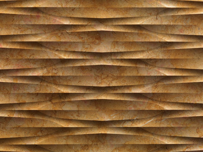На изображении товар Lithos design Камень Marble Wall Coverings Pietre Incise Wavy Prisma 60x60x2 от официального представителя в Москве