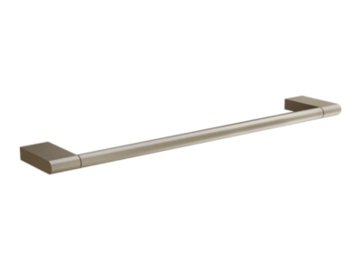 На изображении товар Полотенцедержатель Gessi Origin, настенный, 300 мм, цвет Finox Brushed Nickel от официального представителя в Москве