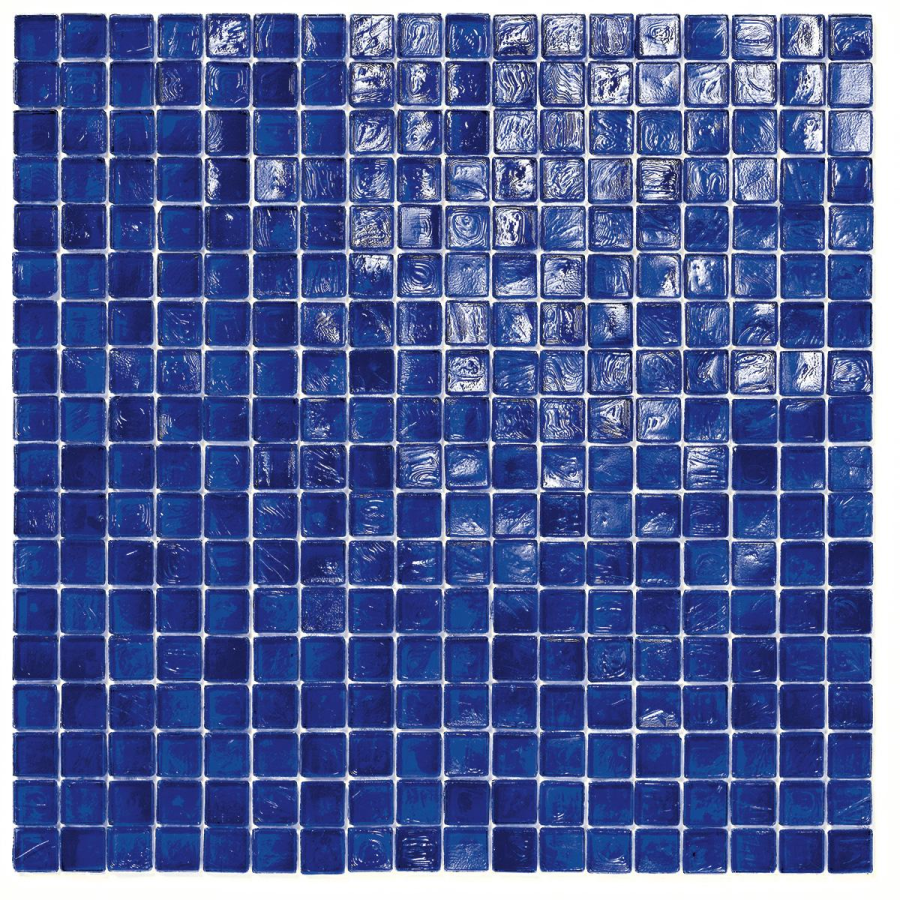 Sicis Стеклянная мозаика Waterglass Bluestreak 19 chips size 15х15 mm sheet size 295x295 mm
