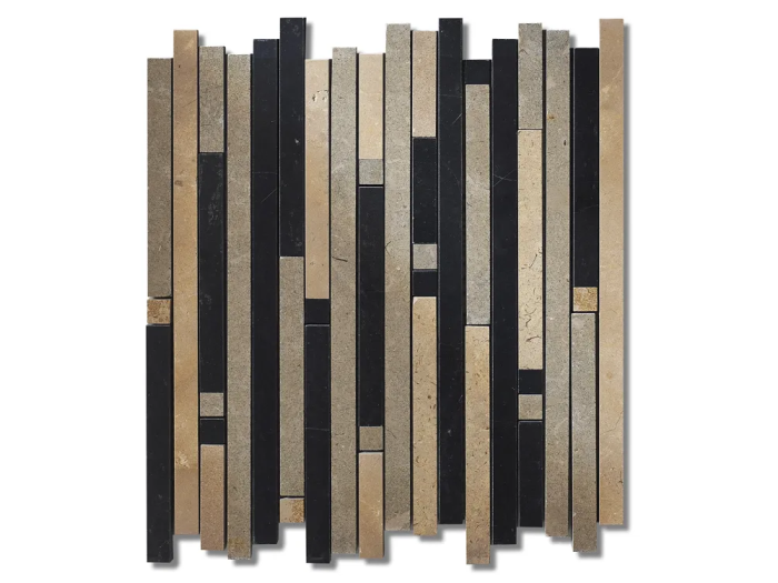 На изображении товар Sicis Смешанная мозаика Fibers Thick Felsic 288x331 mm от официального представителя в Москве