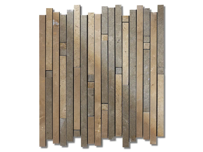 На изображении товар Sicis Смешанная мозаика Fibers Thick Lignite 288x331 mm от официального представителя в Москве