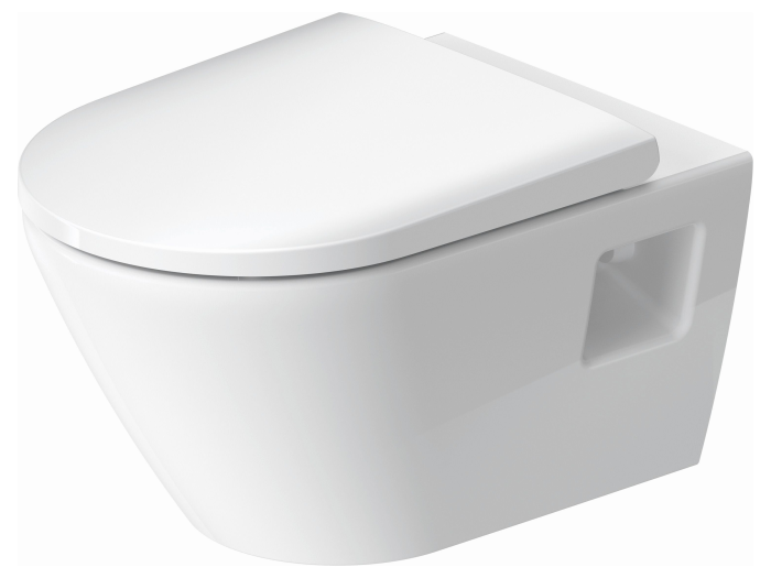 На изображении товар Унитаз Duravit D-Neo Rimless подвесной, 370x540 мм, цвет белый от официального представителя в Москве