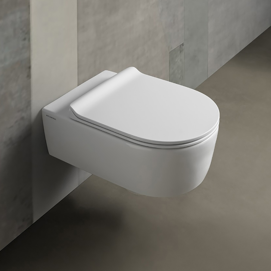 Унитаз Flaminia Mini Link, подвесной, 485х360 мм, цвет белый - изображение 4