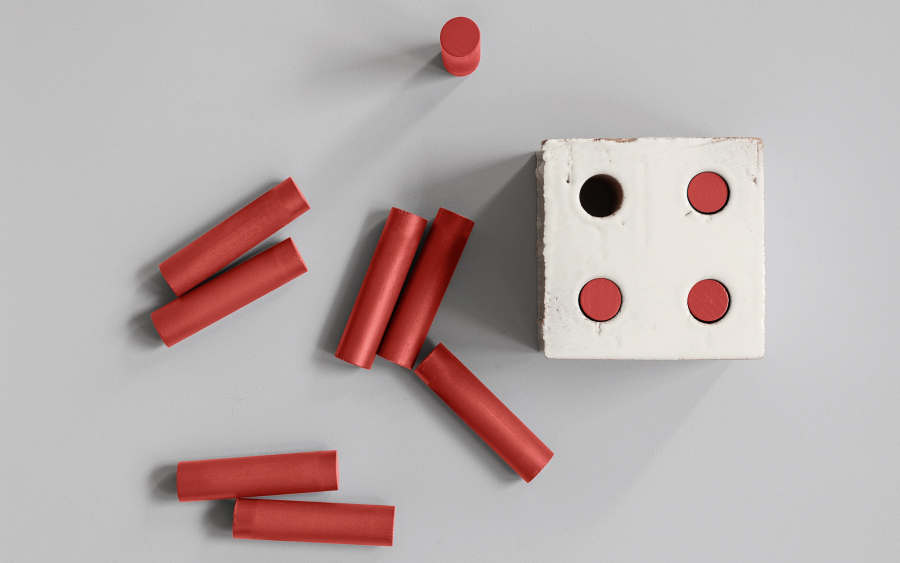 Mutina Керамогранит Bloc Matt Red 13x13x10 - изображение 4