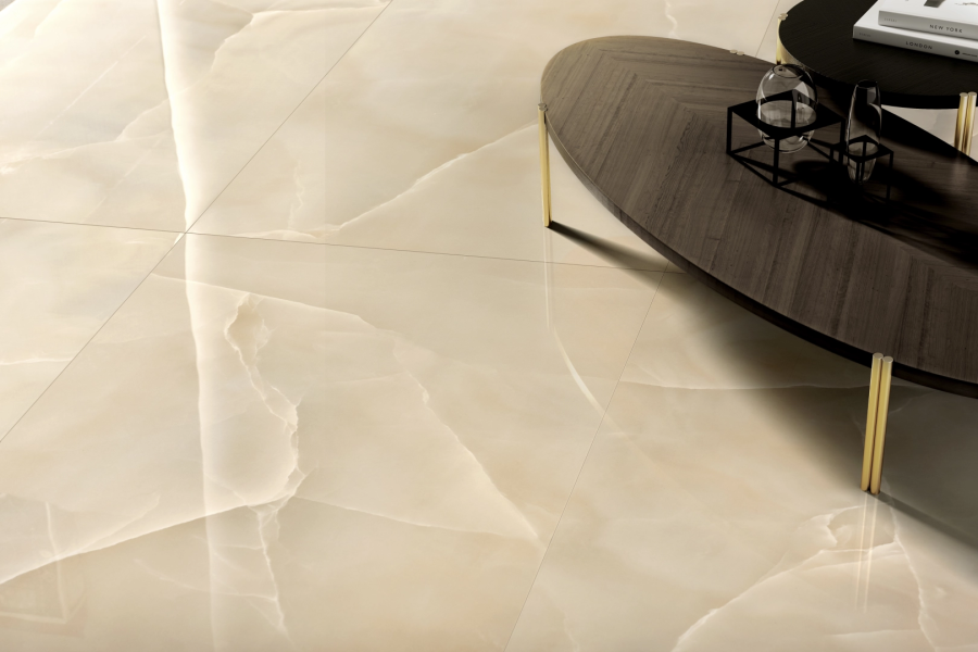 REFIN Керамогранит PRESTIGIO ONYX BEIGE LUCIDO R 60x60 - изображение 2