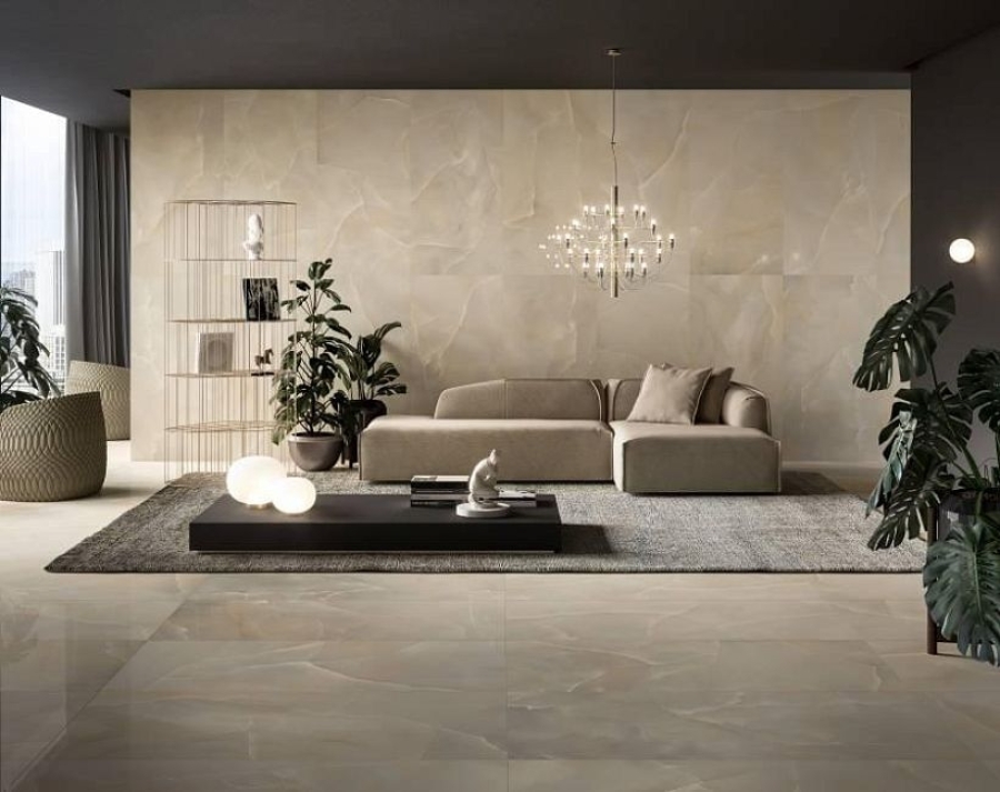 REFIN Керамогранит PRESTIGIO ONYX BEIGE LUCIDO R 60x60 - изображение 1