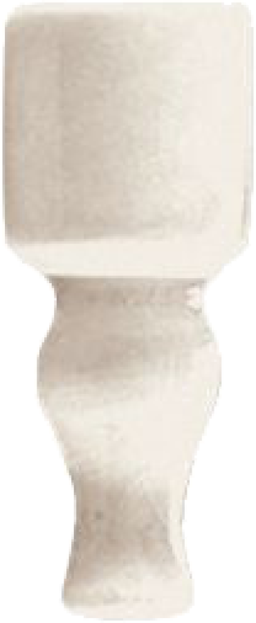 CERAMICHE GRAZIA Угловой элемент EPOQUE ANGOLO FINALE 6,5X2 BIANCO CRAQUELE