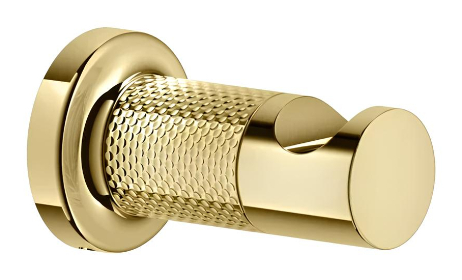 Крючок Gessi Inciso, ⌀26х69 мм, настенный, цвет Gold PVD