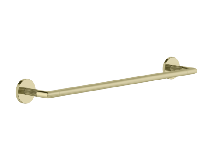 На изображении товар Полотенцедержатель Gessi Ingranaggio, настенный, L450 мм, цвет Brass PVD от официального представителя в Москве