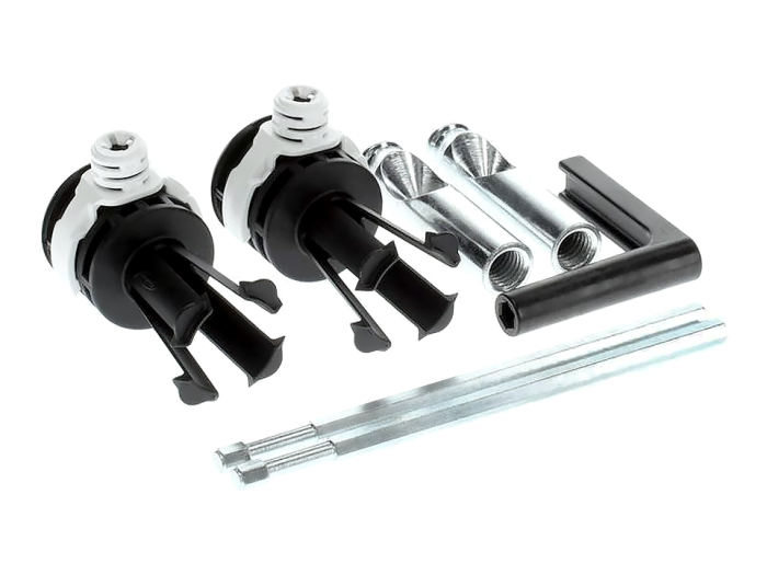 На изображении товар Набор креплений Villeroy&Boch для подвесного унитаза, хром от официального представителя в Москве