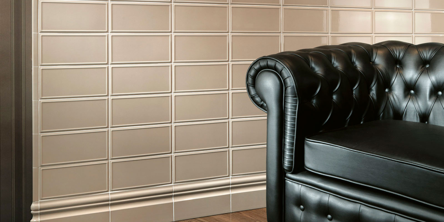 Etruria Керамическая плитка ART DÉCO 12.4X25 Vector Frame A Red - изображение 3