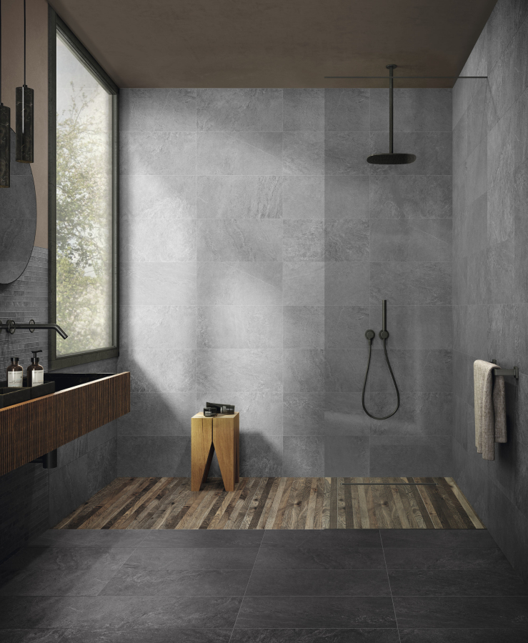 Iris Ceramica Керамогранит Pietra di Bilbao Bilbao black matt 60x30 - изображение 3
