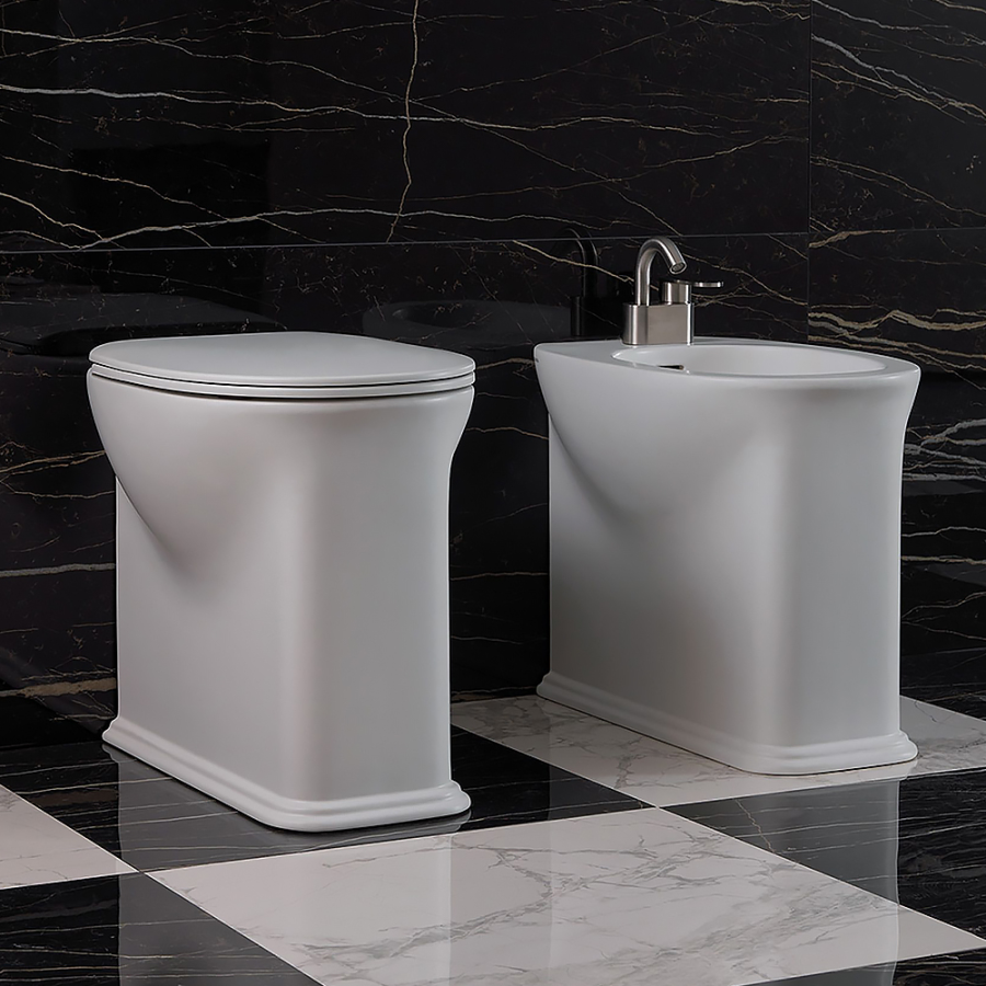 Унитаз Flaminia Madre Plus, напольный, 540х360 мм, с системой goclean, цвет Latte - изображение 3