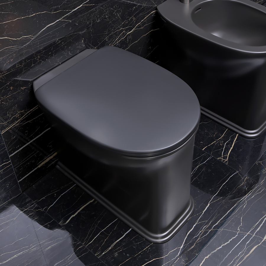 Унитаз Flaminia Madre Plus, напольный, 540х360 мм, с системой goclean, цвет Latte - изображение 6