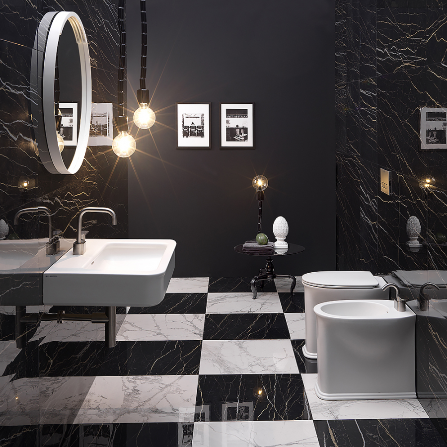 Унитаз Flaminia Madre Plus, напольный, 540х360 мм, с системой goclean, цвет Latte - изображение 5