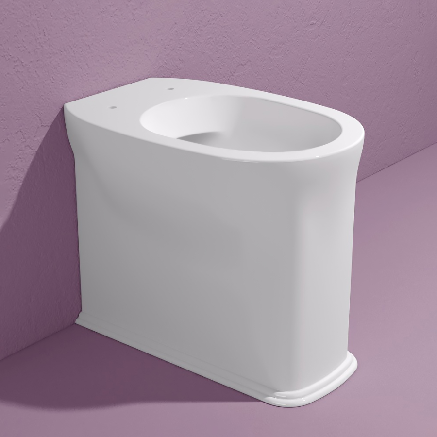 Унитаз Flaminia Madre Plus, напольный, 540х360 мм, с системой goclean, цвет Latte - изображение 2
