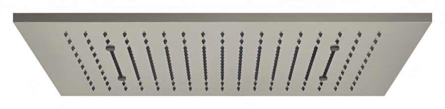 Накладная панель Gessi Afilo, для душевой системы встраиваемой в потолок, 500х300 мм, цвет steel brushed