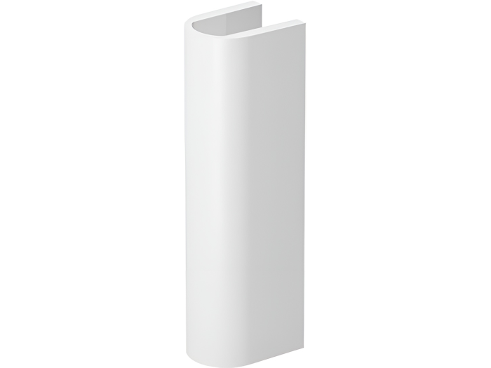 На изображении товар Пьедестал для раковины Duravit Darling New напольный, 175х220 мм, цвет белый от официального представителя в Москве