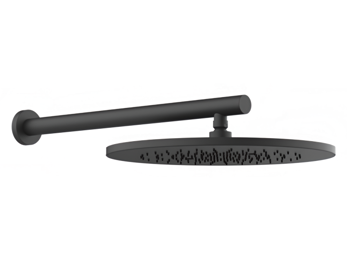 На изображении товар Верхний душ Gessi 316, настенный, цвет Black XL от официального представителя в Москве