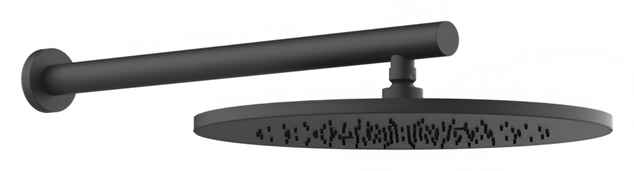 Верхний душ Gessi 316, настенный, цвет Black XL