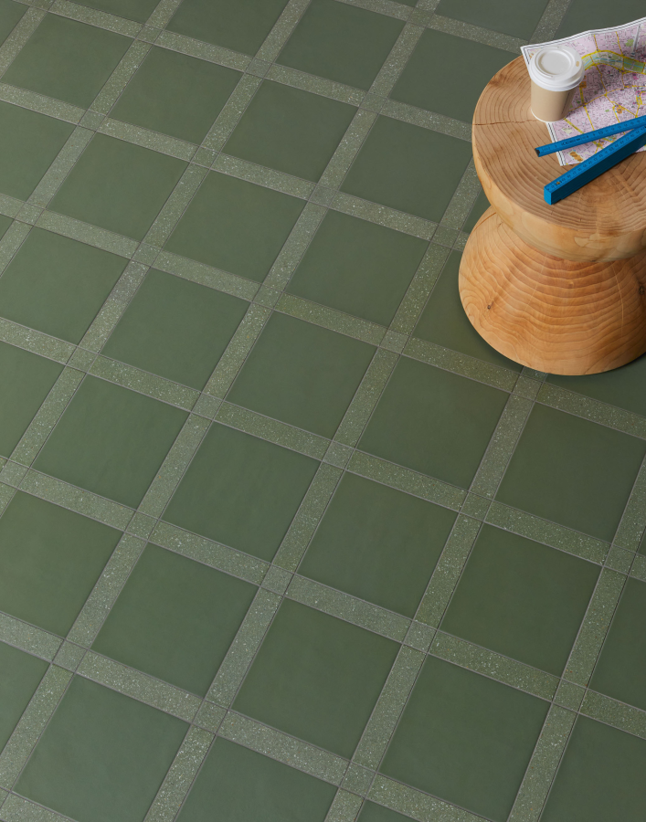 Mutina Керамическая плитка Time Highland Green Smooth 20,5x20,5 - изображение 4