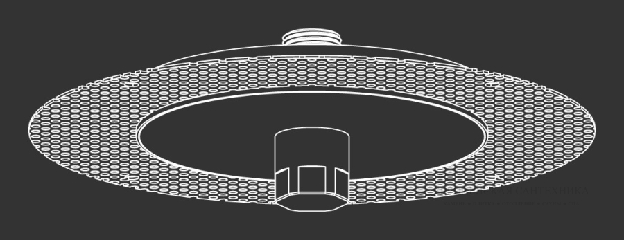 Скрытая часть CeaDesign INC 11 для верхнего душа