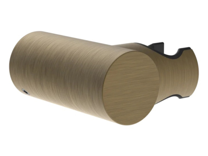 На изображении товар Держатель для душевой лейки Gessi Inciso, поворотный, цвет Antique Brass от официального представителя в Москве