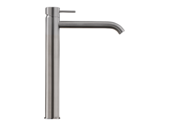 На изображении товар Смеситель для раковины CeaDesign Milo360, однорычажный, h-317 мм, сталь, цвет полированная бронза от официального представителя в Москве