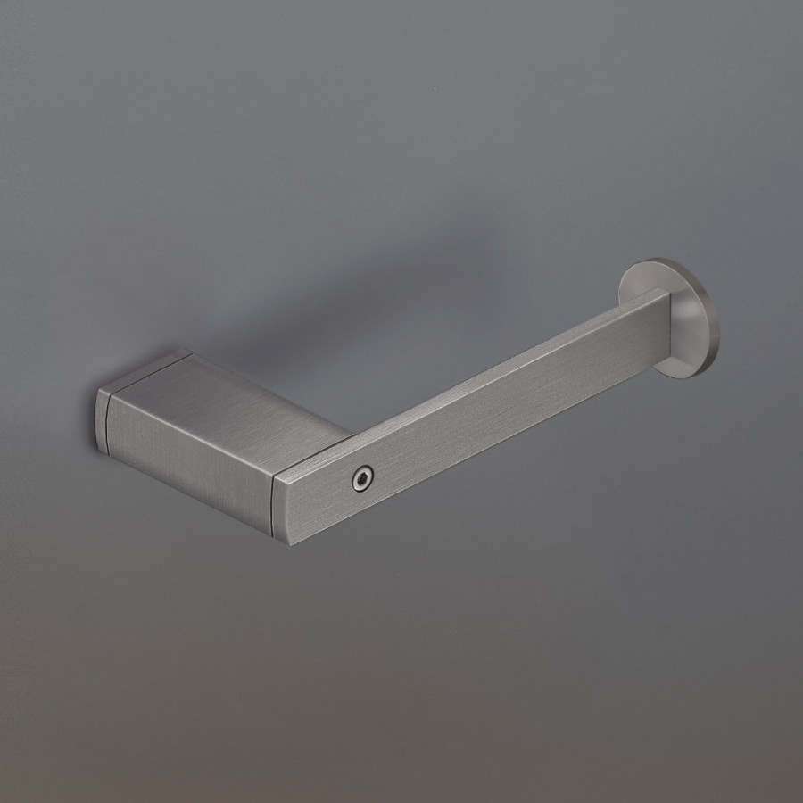 Бумагодержатель CEA Design Lutezia, настенный, монтаж слева, цвет сатинированная сталь - изображение 1